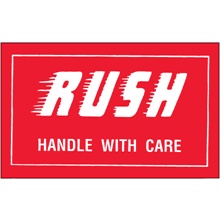 "Rush" Labels