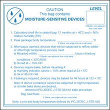 Moisture Sensitive Label