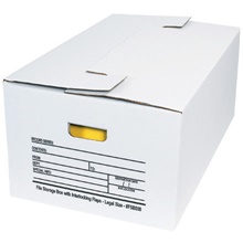 Interlocking Flap File Storage Boxes