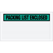 "Packing List Enclosed" (Panel Face) Envelopes