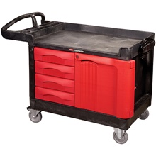 Rubbermaid® Trademaster® Cart with Cabinet