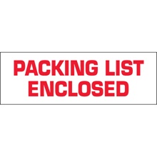 Tape Logic® Messaged - Packing List Enclosed