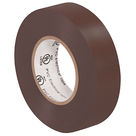 3/4" x 20 yds. Brown (10 Pack) Electrical Tape